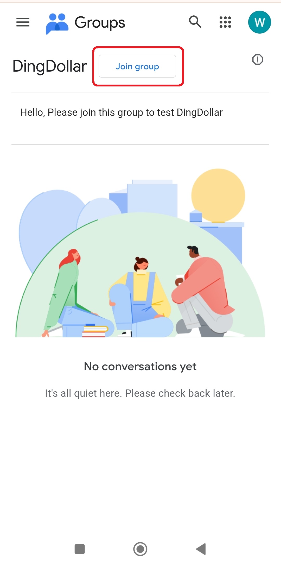 Join the DingDollar Google Group